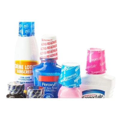 Màng co PET in logo nắp chai